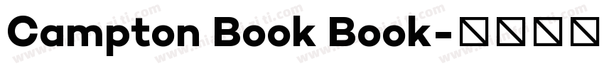 Campton Book Book字体转换